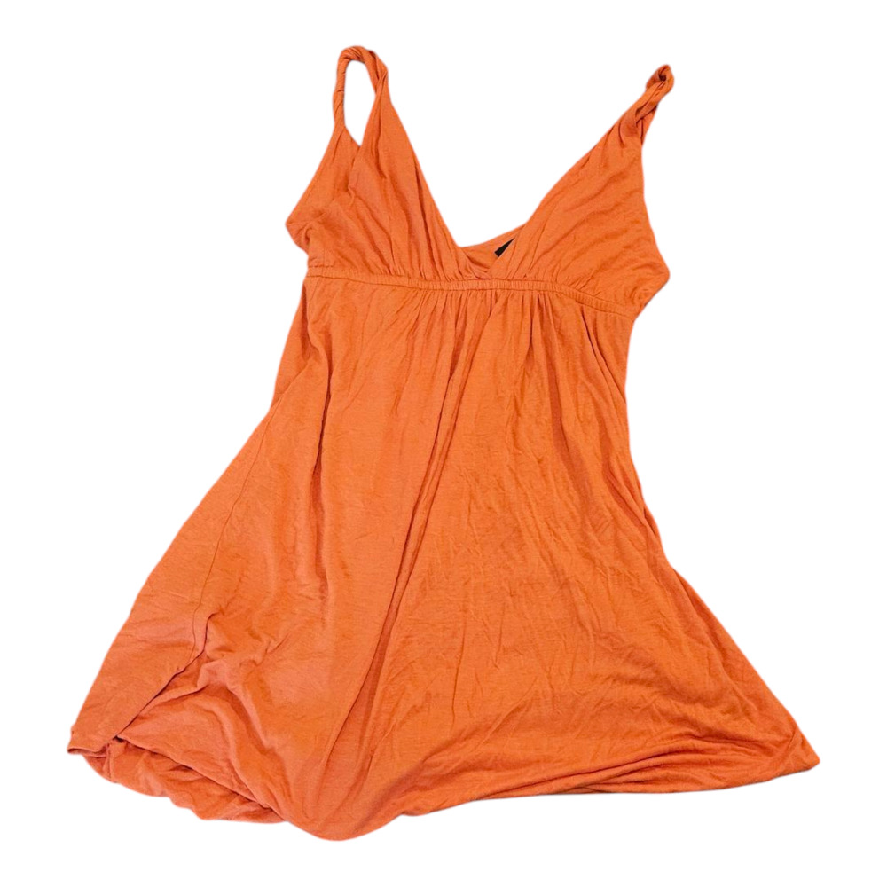Twenty One Large Orange Sleeveless Mini Dress